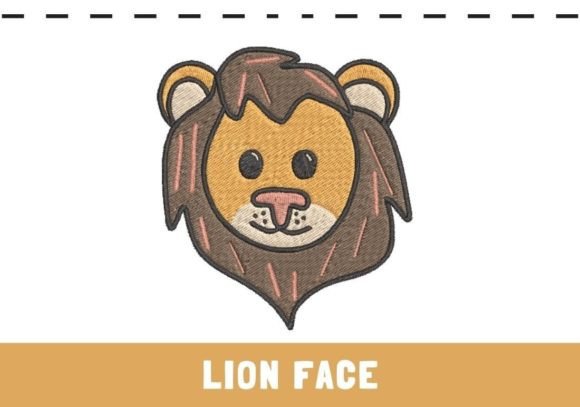 Baby Lion Face Embroidery Review