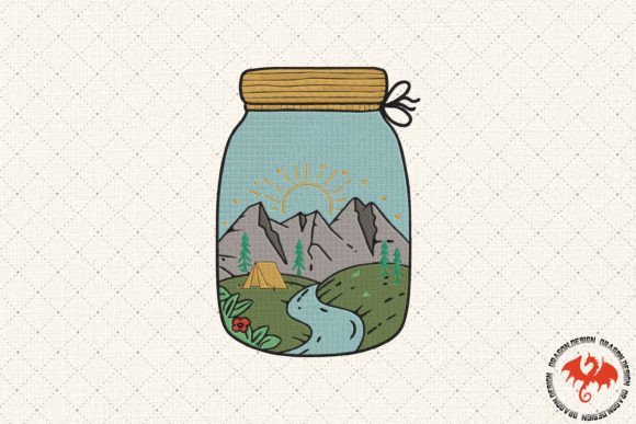 Camping at the Foot of the Mountain Embroidery Review