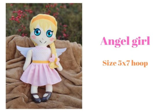 Christmas Angel Girl Doll ITH Review