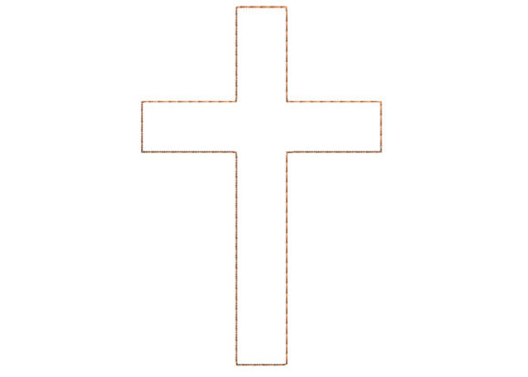 Cross Outline Embroidery Review for Boutique Sweatshirts