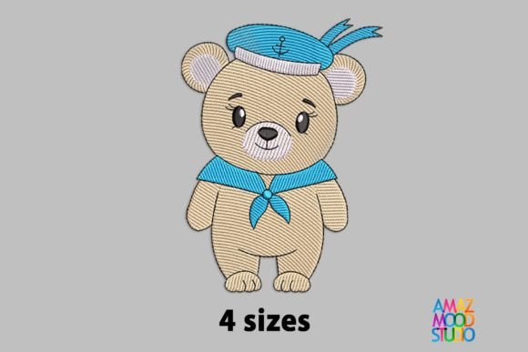 Cute Bear Sailor Embroidery Review