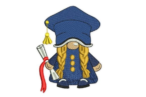 Graduate Girl Gnome Embroidery Review