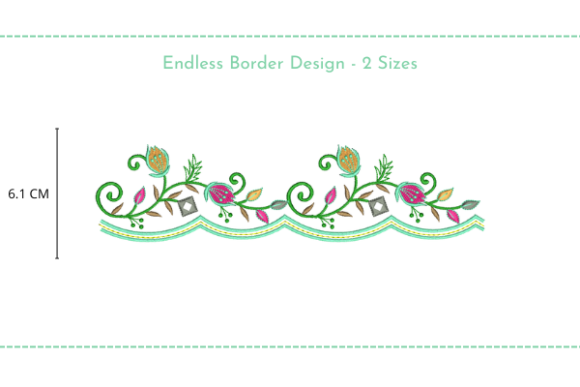 Green Garden Border Embroidery Review