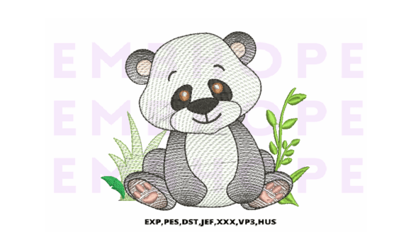 Jungle Animal Panda Embroidery Review