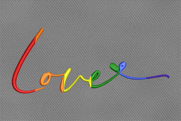 Love LGBT Embroidery Design Review