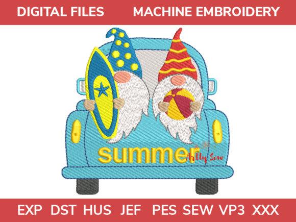 Summer Gnomes Embroidery Review
