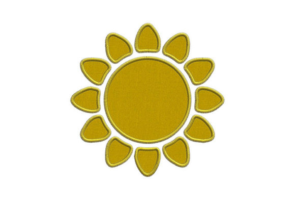 Sun Applique Embroidery Design Review