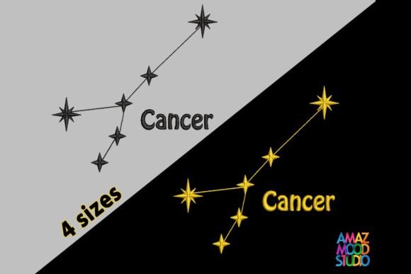 Zodiac Constellation Cancer Embroidery Review